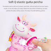 Animal Plush Rattles and Teether Set